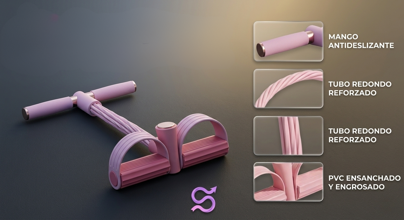 Banda de Resistencia Multifuncional con Pedales